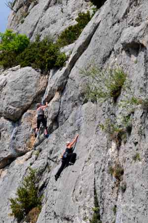 cours d'escalade