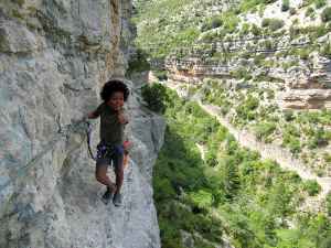 via ferrata gorge d'Aulan